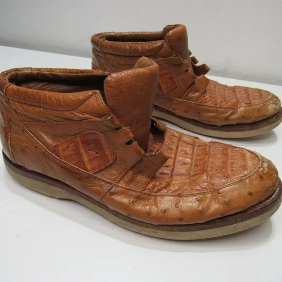 Bilbo Comfort Shoes Bilbo Comfort Ostrich Quill Tan Leather